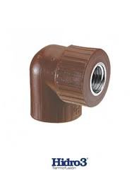 CODO 1/2 FUSION C/REDUCCION 3/8 ROSCA METALICA (H) HIDRO 3